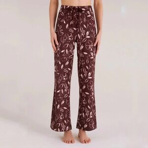 Floral Print Lounge‎ Pants Drawstring Waist Casual Comfy Pajama Bottoms